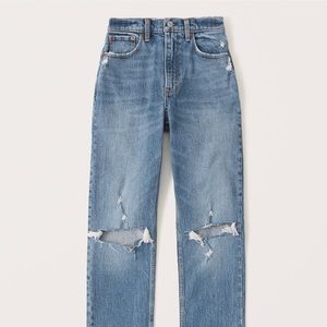 Abercrombie 90s Straight Ultra High Rise Jeans